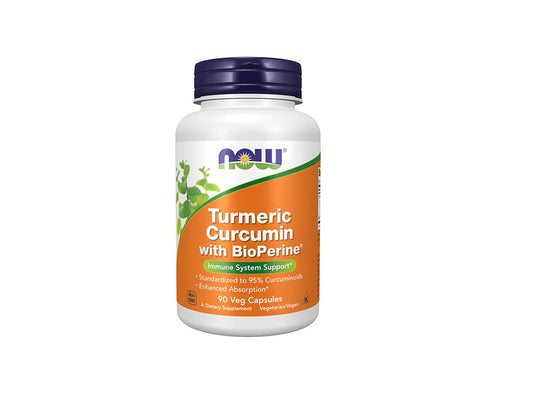 Now Turmeric Curcumin With Bioperine 658Mg  90 capsules