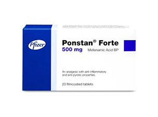 Ponstan Forte 500Mg 20 tablets