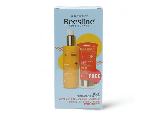 Beesline Suntan Oil & Sunscreen Free 2 pieces