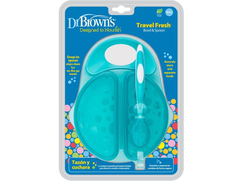 Dr Brown's Travel Fresh 4 Months+ Bowl And Spoon