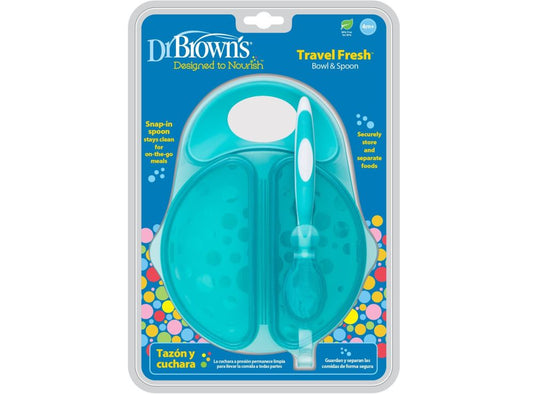 Dr Brown's Travel Fresh 4 Months+ Bowl And Spoon