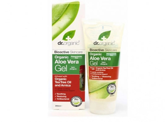Dr Organic Aloe Vera Gel Tea Tree 200 ml