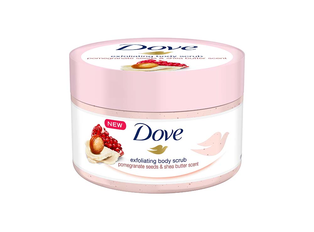 Dove Body Scrub Pomegranate Seeds & Shea Butter 298 ml