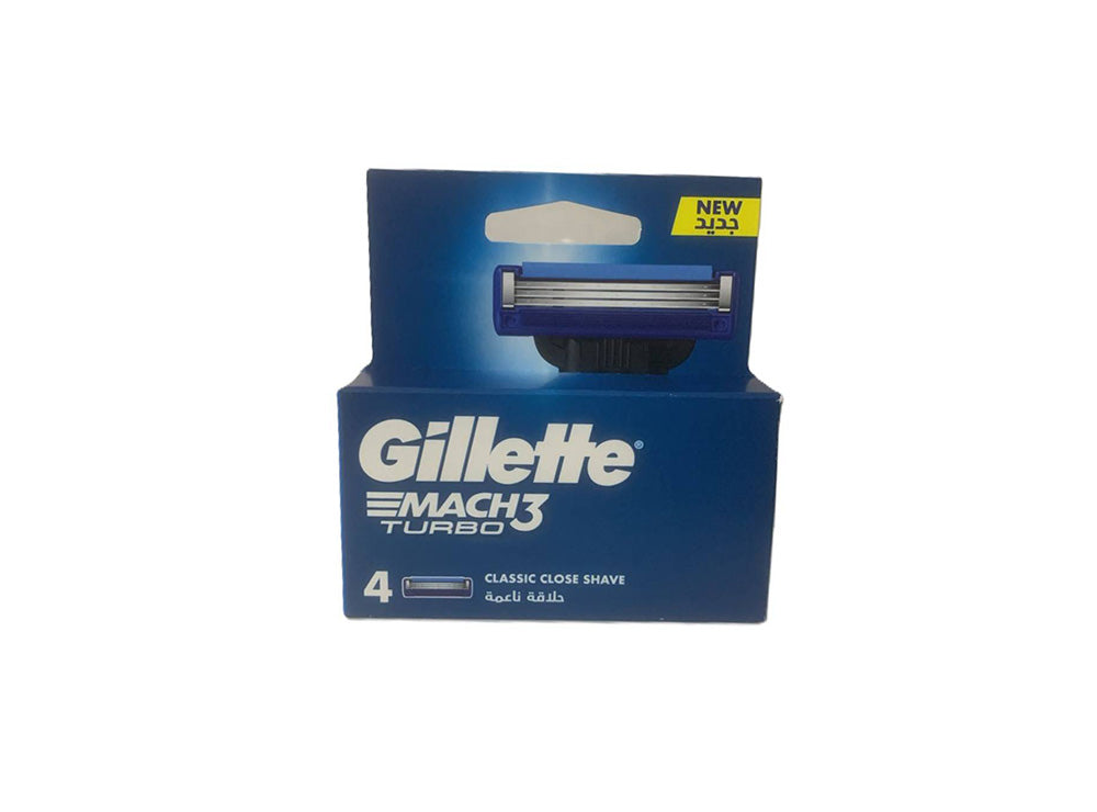 Gillette Mach 3 Turbo Refill 4 pieces