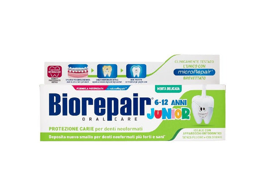 Biorepair Junior Toothpaste 6 To 12 Years  75 ml