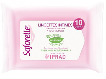 Saforelle Lingettes Intimesx10Pcs