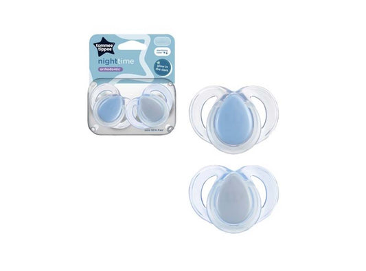 Tommee Tippee Soother Night Time Boy 18-36M 2 pieces