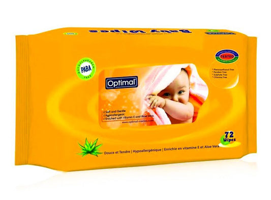 Optimal Baby Wipes 72 pieces
