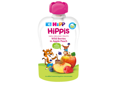 Hipp Hippis Wild Berries In Apple Peach 4M+ 100 g
