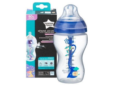 Tommee Tippee Pp Bottle Blue/Pink 3M+