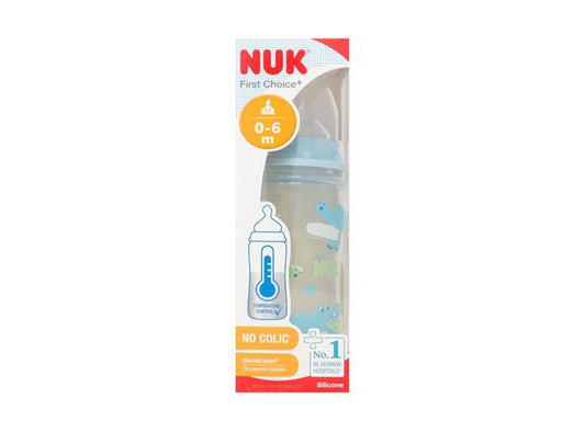 Nuk Milk Bottle 0 To 6 M Blue 300 ml