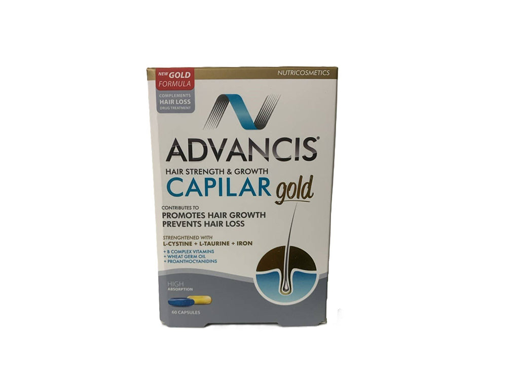Advancis Capilar Gold Hair Strength & Growth 60 Caps 60 pieces