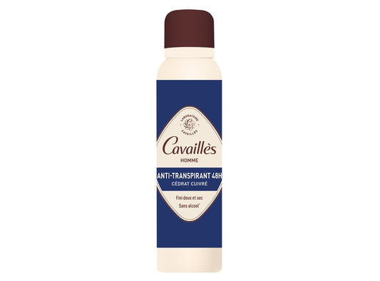 Roge Cavailles Deo Spray Anti Transpirant Cedrat Cuivre Alcohol Free For Men 150 ml