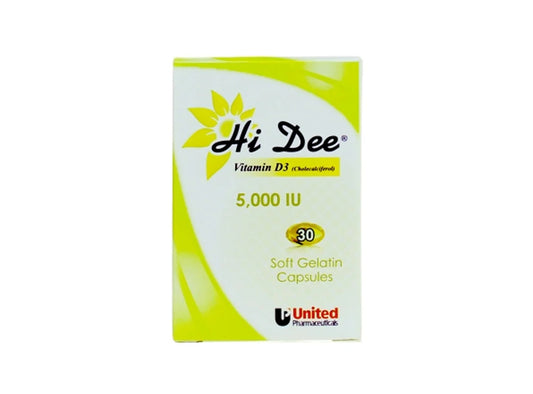 Hi Dee Vitamin D 3 5000 Iu 30 capsules