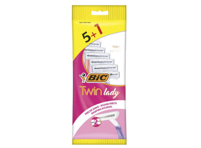 Bic Twin Lady Sensitive Razors 5+1