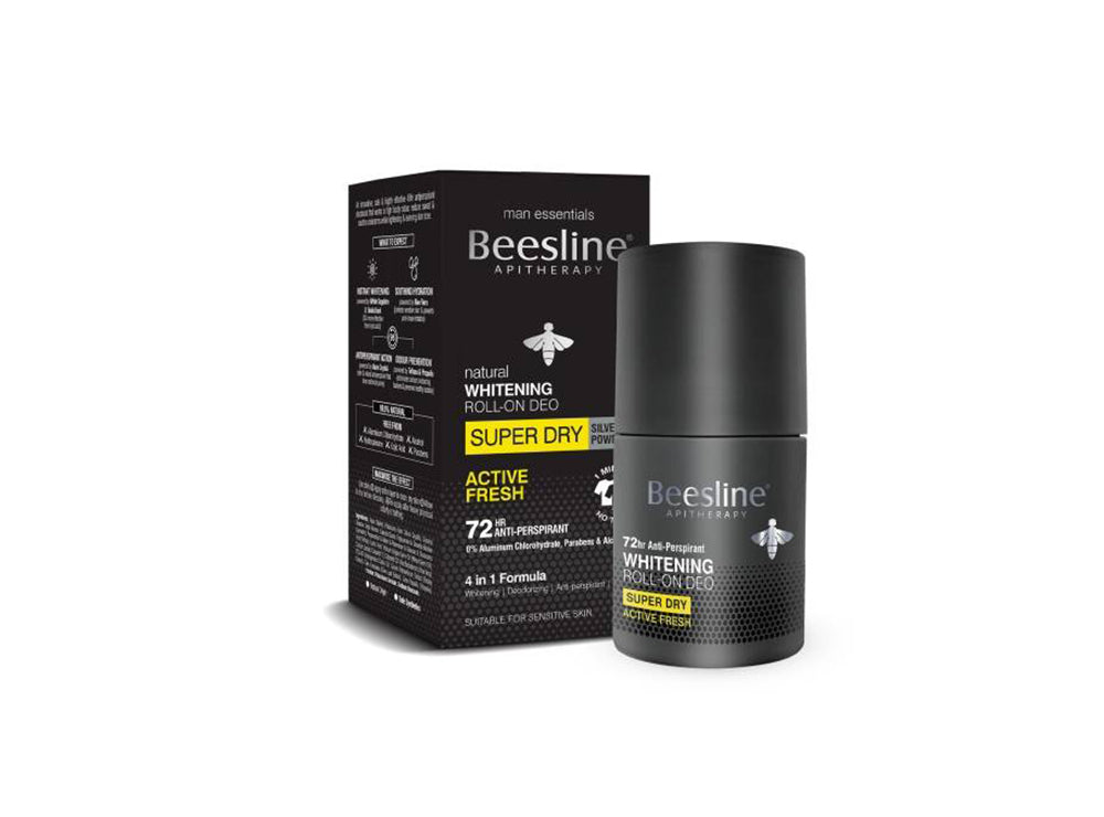Beesline Men Whitening Roll On Super Dry Active Fresh 50 ml