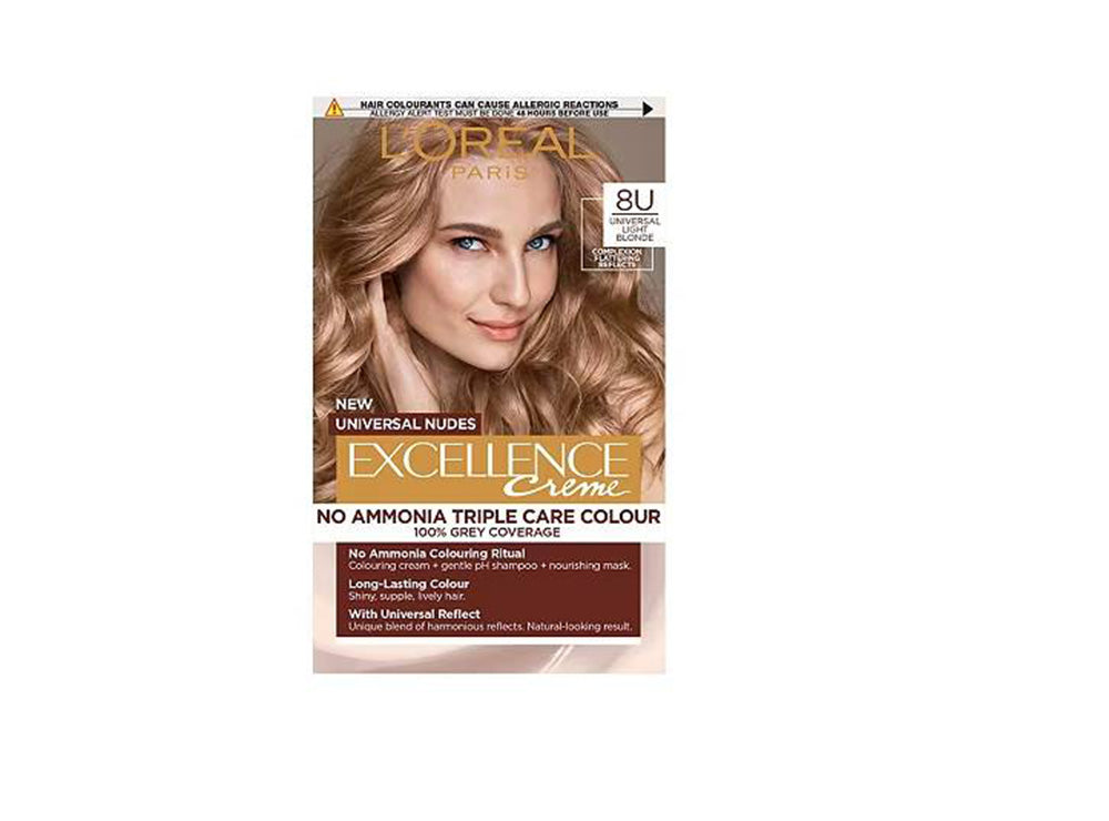 L'Oreal Excellence Universal Ammonia Free 8U Light Blonde