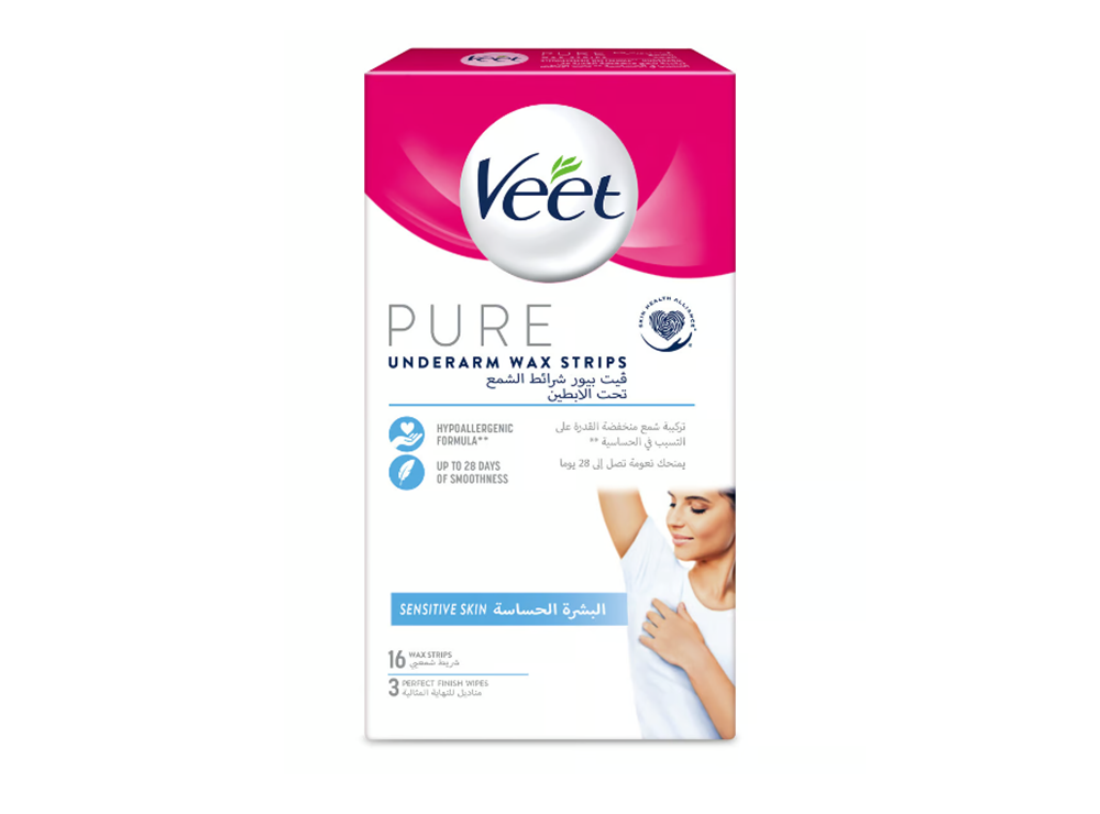 Veet Bikini & Underarm Mini Wax Strips Sensitive