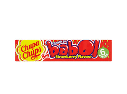 Chupa Chups Big Babol Strawberry 6 pieces