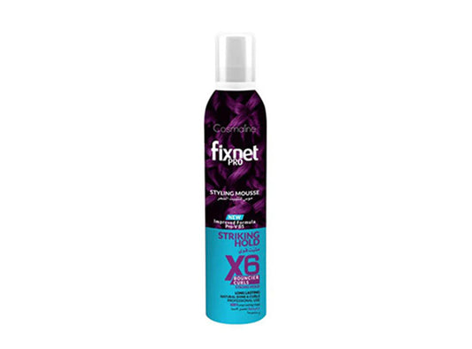 Fix Net Pro Hair Styling Mousse X6 Strong Hold 300 ml