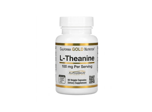 California Gold L Theanine 100Mg 60 capsules