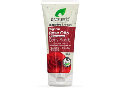 Dr Organic Rose Otto Body Scrub