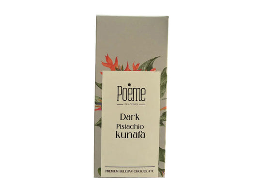 Poeme Pistachio Kunafa Bar Dark Chocolate 100 g