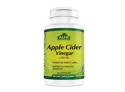 Alfa Vitamins Apple Cider Vinegar 1000mg 60 capsules
