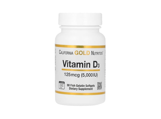 California Gold Vitamin D3 5000Iu 90 softgels
