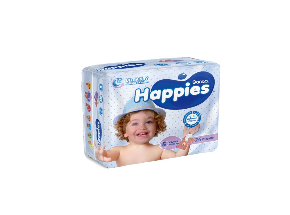 Happies 5 (12-20Kg) 24 pieces