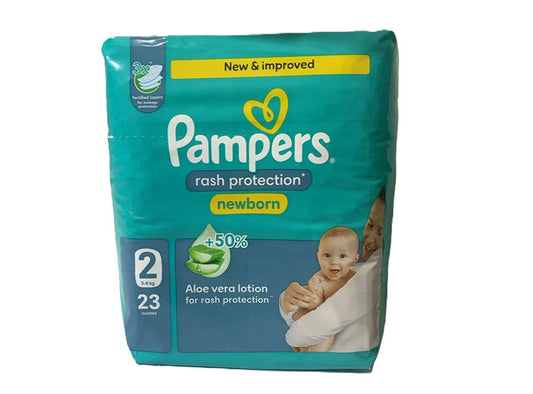 Pampers 2 (3-8Kg) 23 pieces