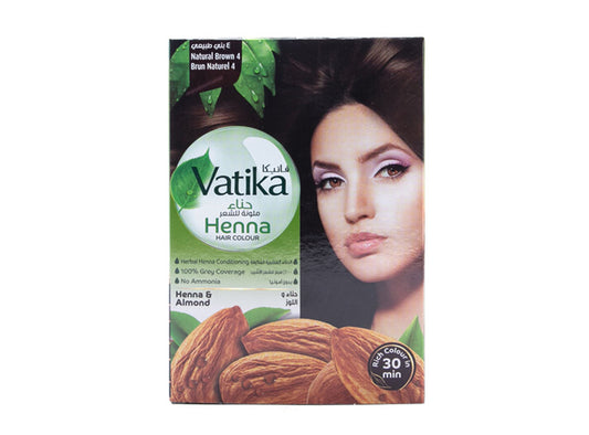 Vatika Henna Hair Color Natural Brown 4