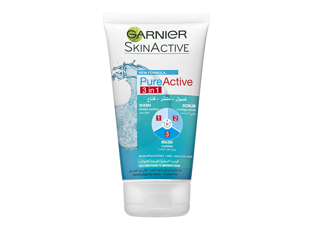 Garnier Pure Active Gel 3 In 1 White