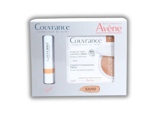 Avene Kit Couvrance Foundation Compact 1.1 Natural Spf30 + Free Correcteur 8.5 g