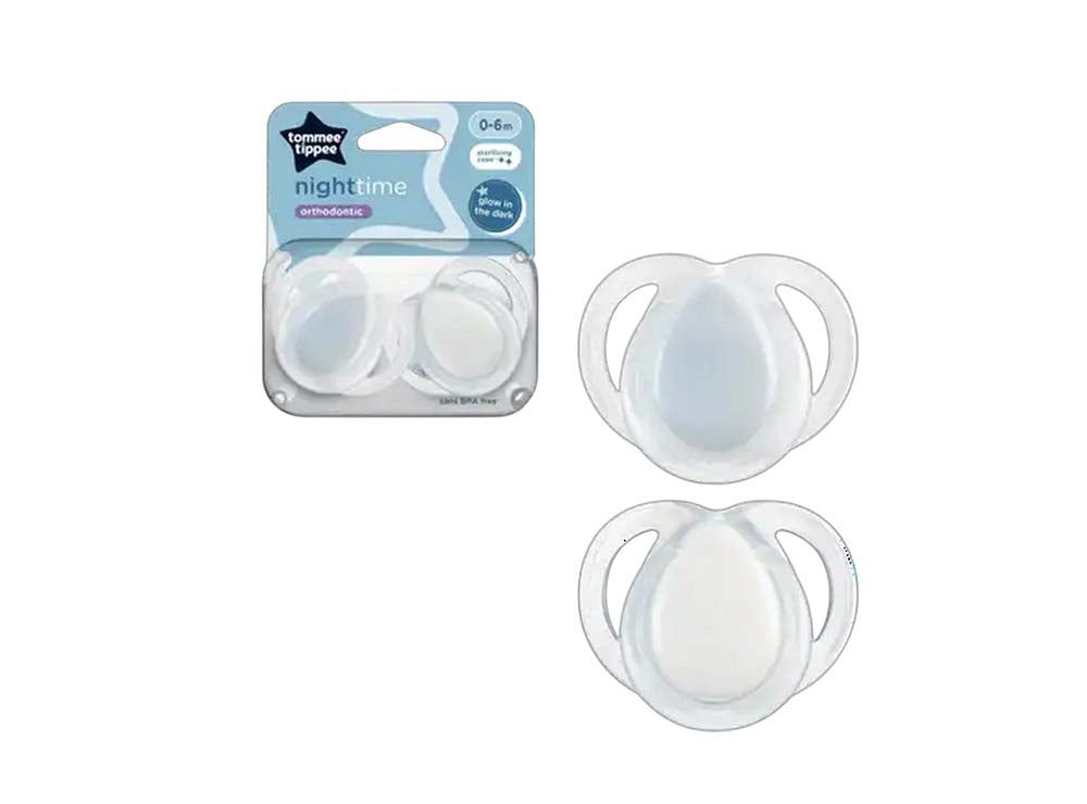 Tommee Tippee Soother Night Time Neutral 0-6M 2 pieces