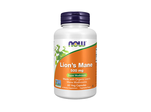 Now Lion'S Mane 500Mg 60 capsules