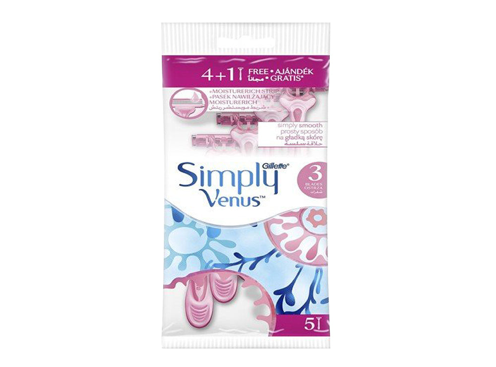 Gillette Simply Venus (4+1) Razors