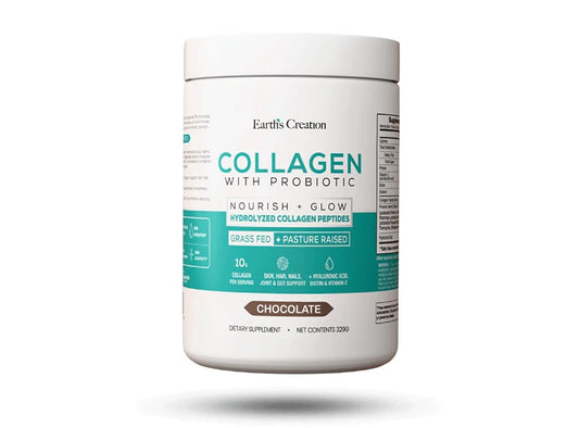Earth's Creation Collagen With Probiotic Powder Chocolate 329 g