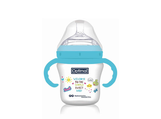 Optimal Baby Bottle Mamilla Double Anti Colic BlueÂ 1093 300 ml