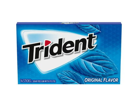 Trident Original Flavor Sugar Free With Xylitol 14 pieces