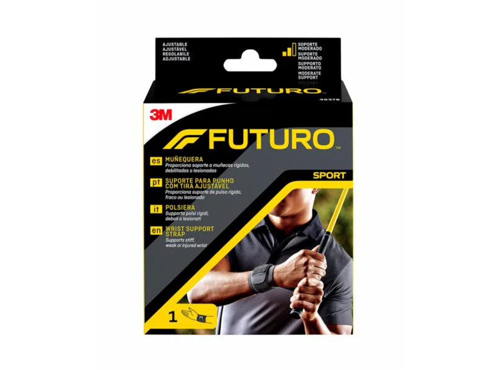 Futuro Wrist Support Strap Adjustable Black 1 piece