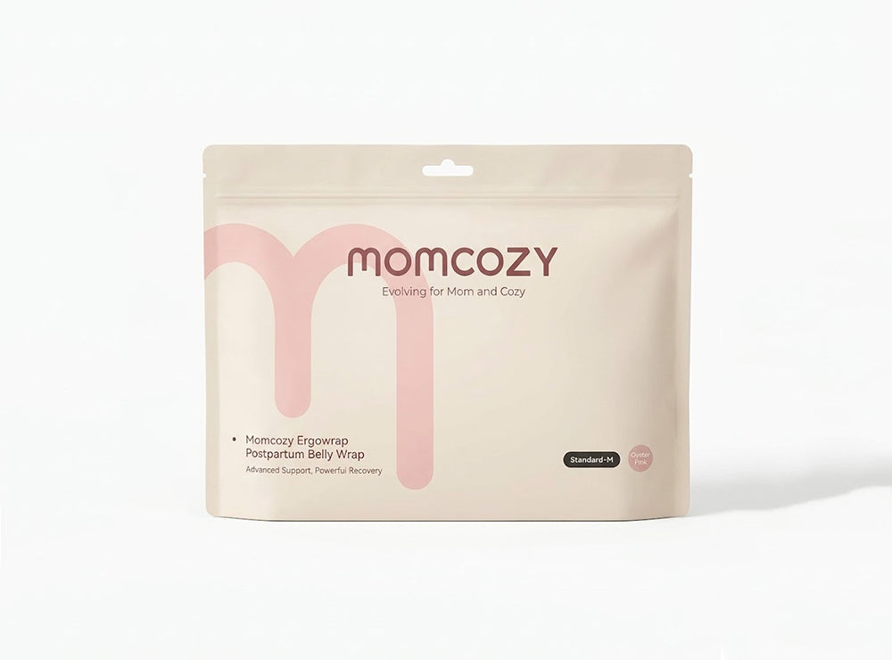 Momcozy Ergowrap Postpartum Belly Band Oyster Standard Size Medium