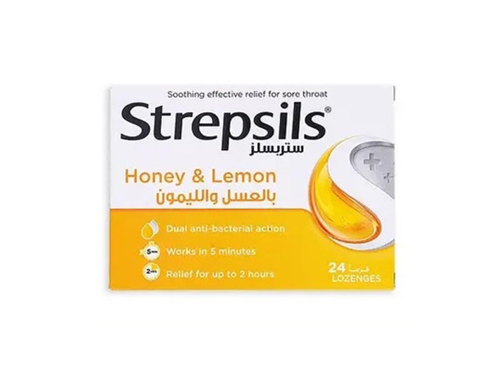 Strepsils Honey & Lemon 24 Lozenges 24 lozenges