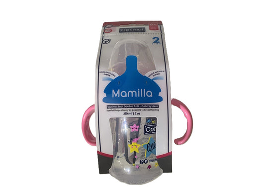 Optimal Baby Bottle Mamilla Double Anti Colic Pink 1091 210 ml