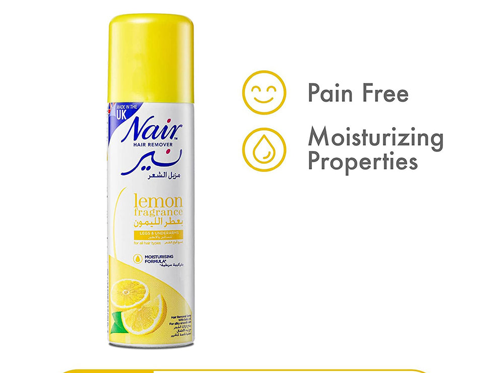 Nair Hair Remover Spray Lemon 200 ml