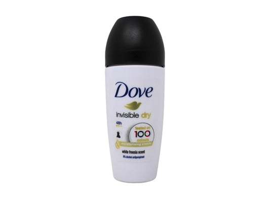 Dove Roll On Invisible Dry White Freesia 48H 50 ml