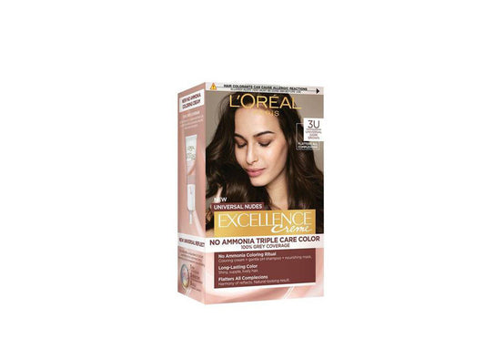L'Oreal Excellence Universal Ammonia Free 3U Dark Brown 192 ml