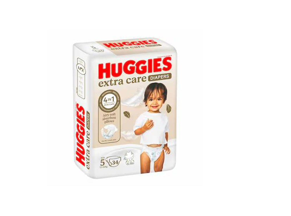 Huggies 5 (12-22 Kg) GM 34 pieces