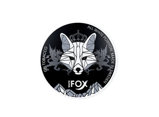 White Fox Smokeless Nicotine Tobacco Mint Pouches 15 g