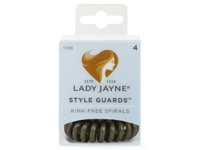 Lady Jayne Style Guards Black Kink Free Spirals  4 pieces